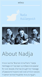 Mobile Screenshot of nadjapeace.com